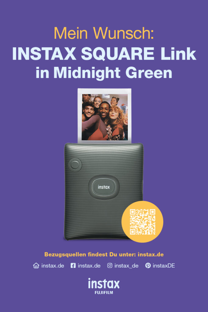 INSTAX SQUARE Link Midnight Green