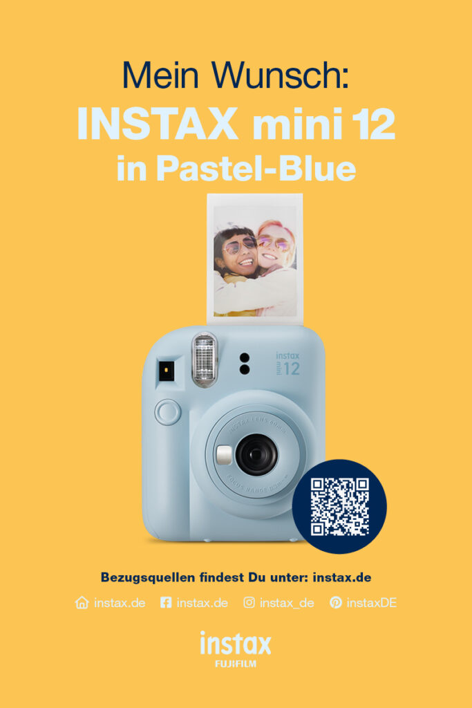 INSTAX mini 12 Pastel Blue